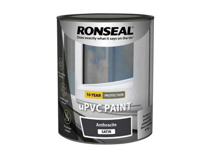Ronseal UPVC PAINT ANTHRACITE SATIN 750ml 