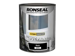 Ronseal UPVC PAINT BLACK SATIN 750ml  1