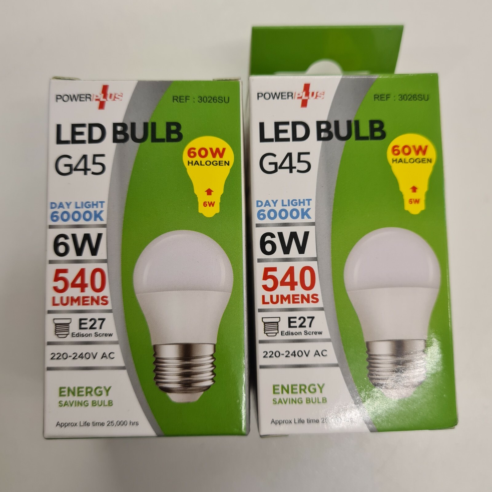 Powerplus Led G45 Bulb E27 6w 540lm 3000k 240v Ac (3041su) image