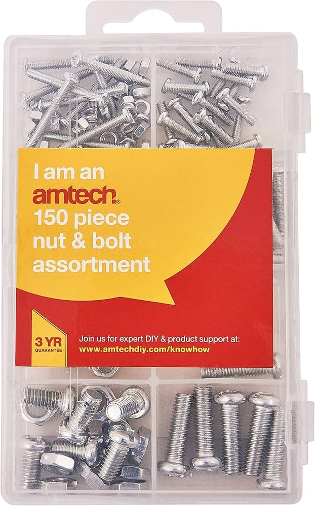 Am-tech 150Pc Nunts And Bolt Set