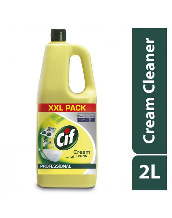 CIF PROF 2L CREAM CLEANER LEMON
