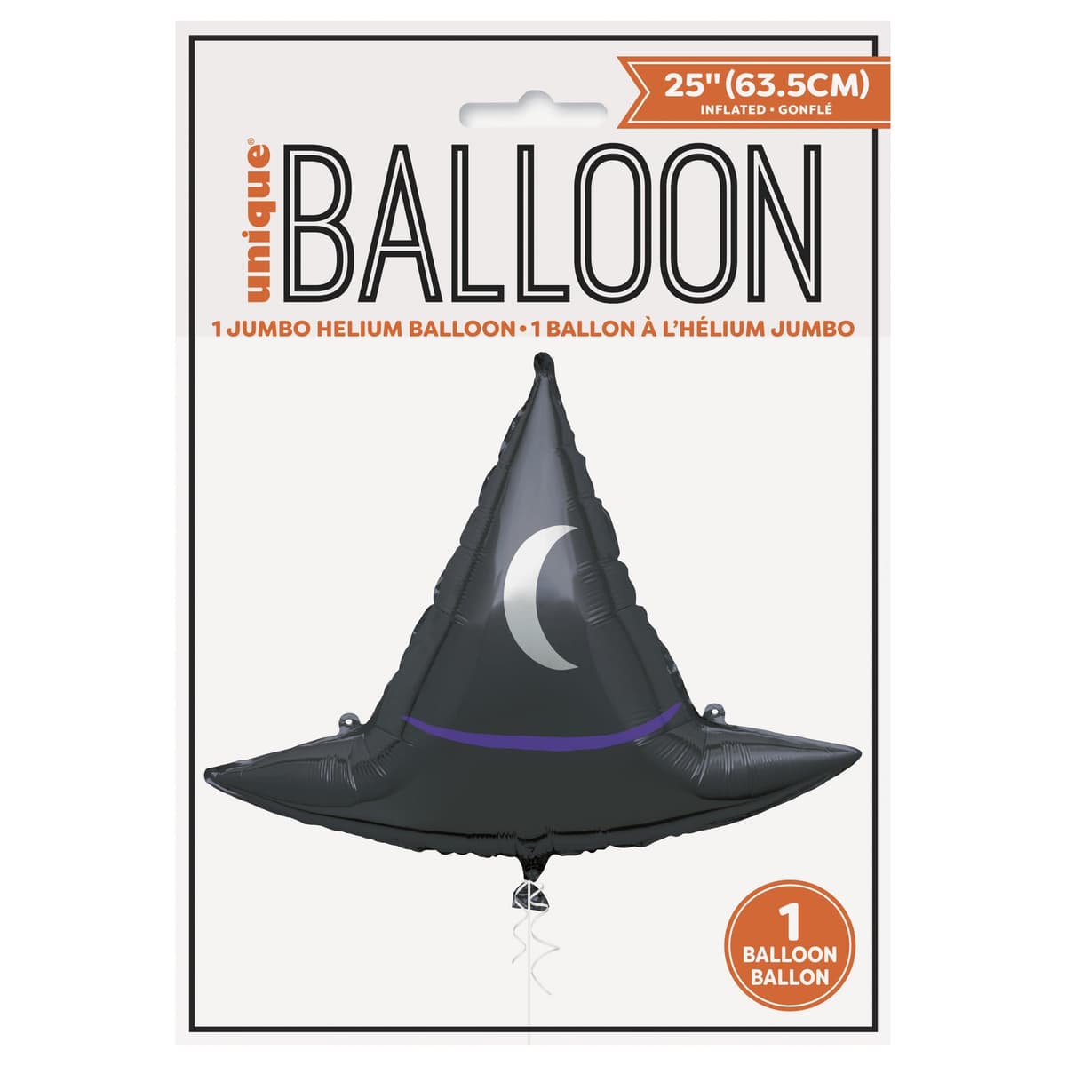 Unique Party Unique Balloon Jumbo Helium Balloon 25" Witches Hat Halloween