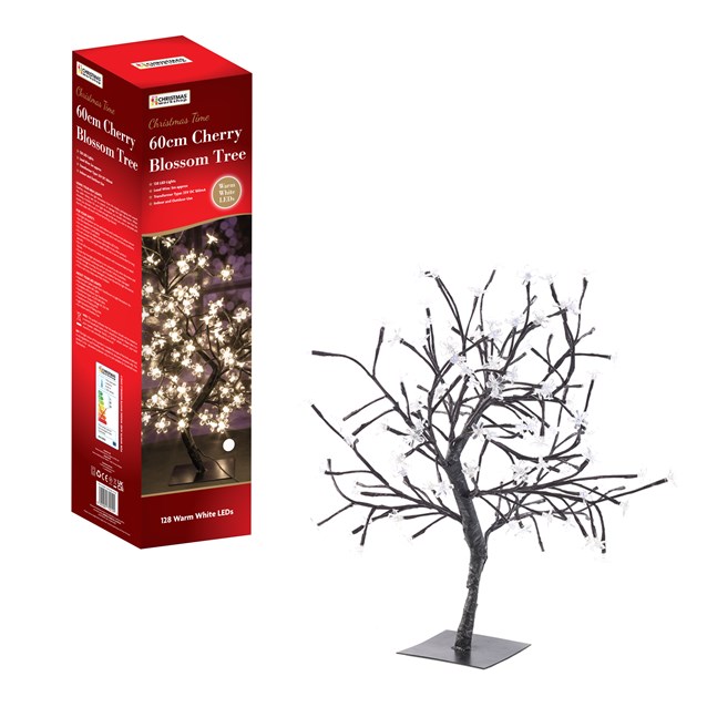 BENROSS 60cm 128LED Blossom Tree Warm White image