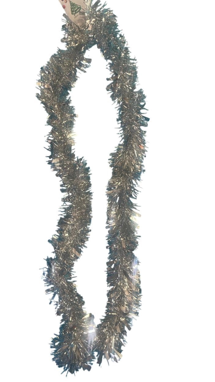 D2G 2MX100MM Chunky Cut Tinsel Silver