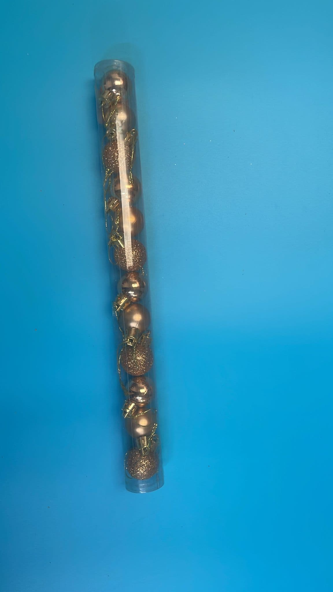 D2G 3CMX12 Baubles  Champagne Gold