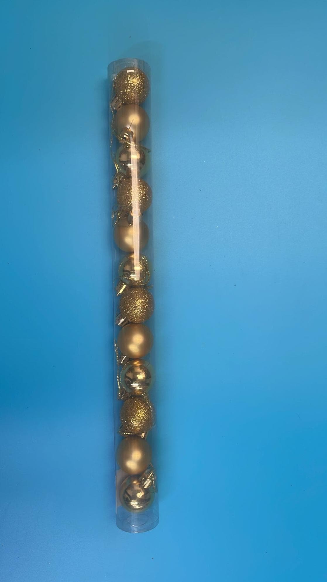 D2G 3CMX12 Baubles  Gold