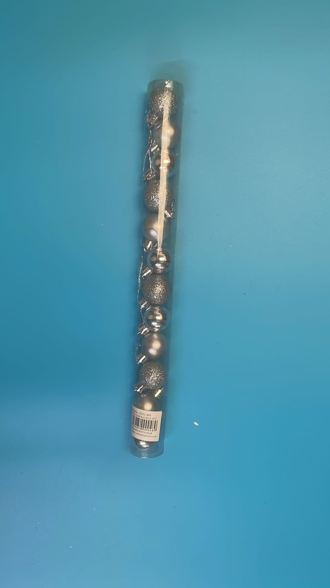 D2G 3CMX12 Baubles  Silver