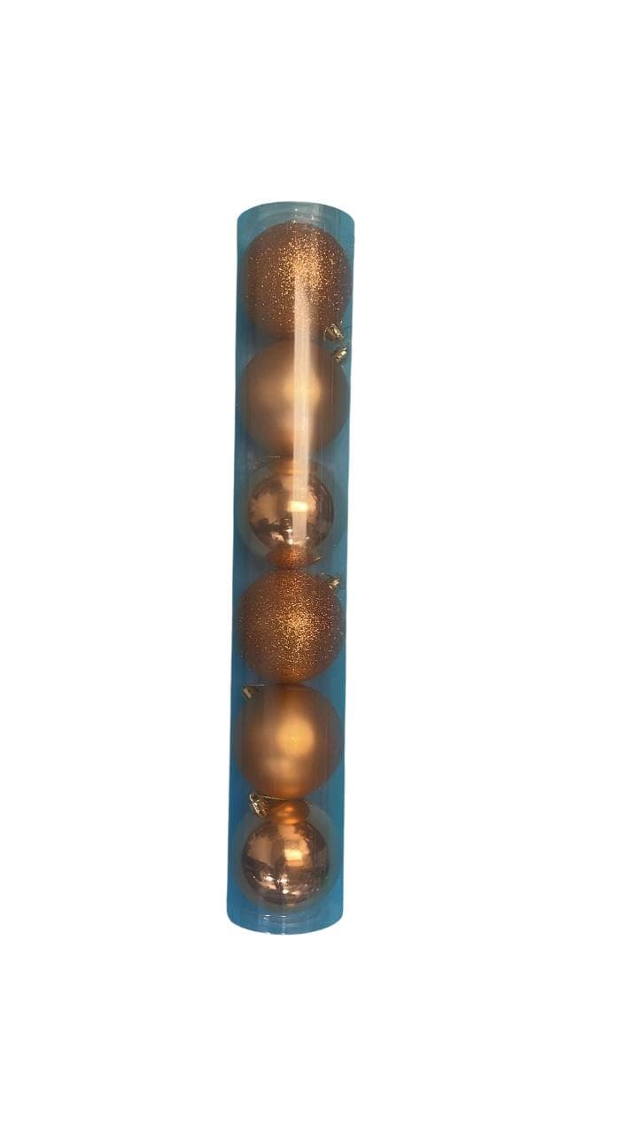 D2G 8CMX6 Baubles  Champagne Gold