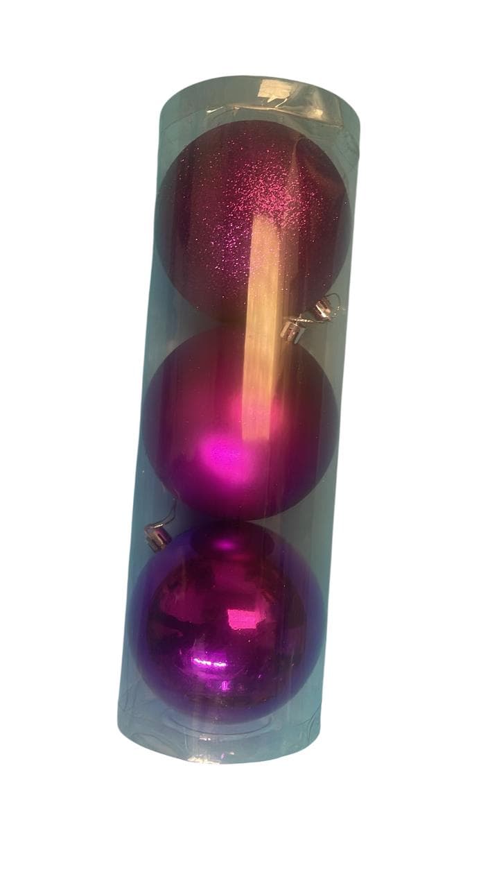D2G 10CMX3 Baubles  Purple
