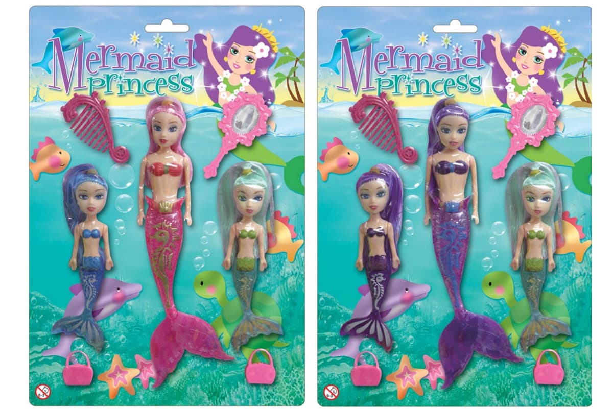 Kandy Toys My 3pc Mermaid Playset