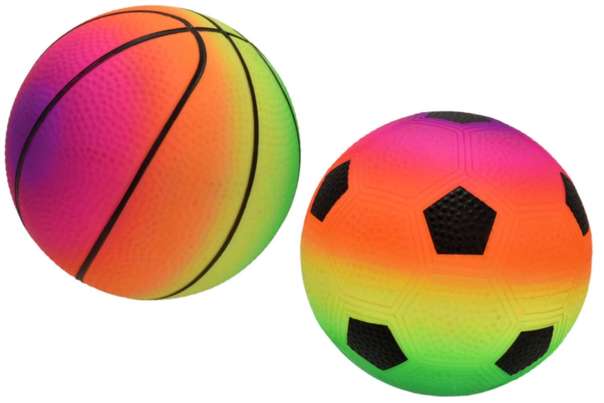 Kandy Toys My 5" Pvc Flouorscent Deflated Sports Ball
