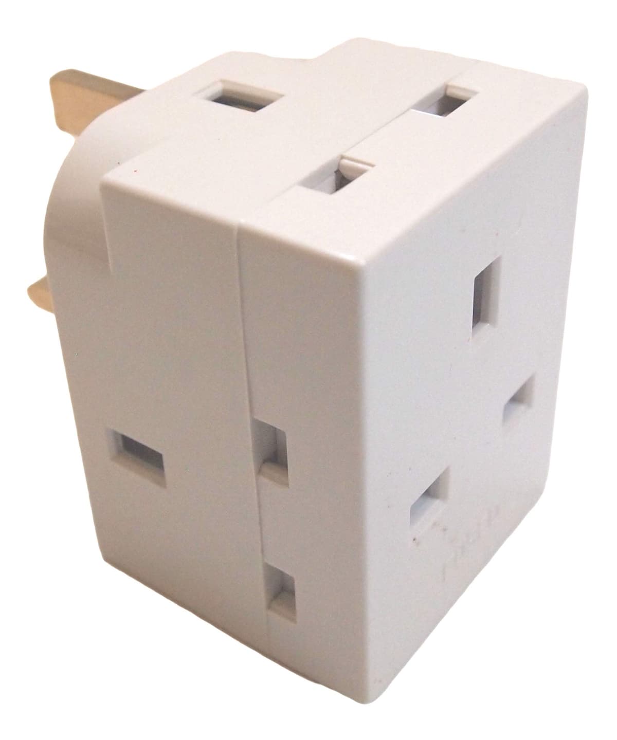 Red/Grey 3 Way Fused Adaptor -