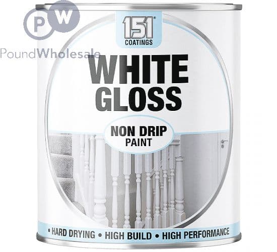 151 WHITE GLOSS NON-DRIP PAINT 300ML