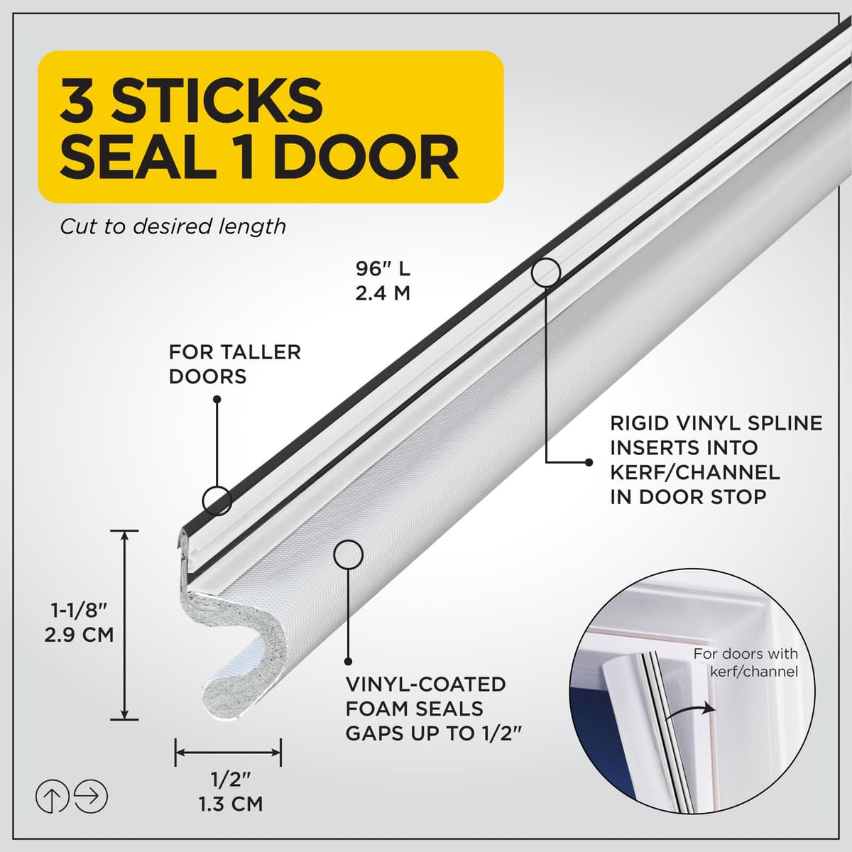 STANDARD DOOR SURROUND-5180 MM-MILL SCREW FIX (1.01.0400.5180.30)