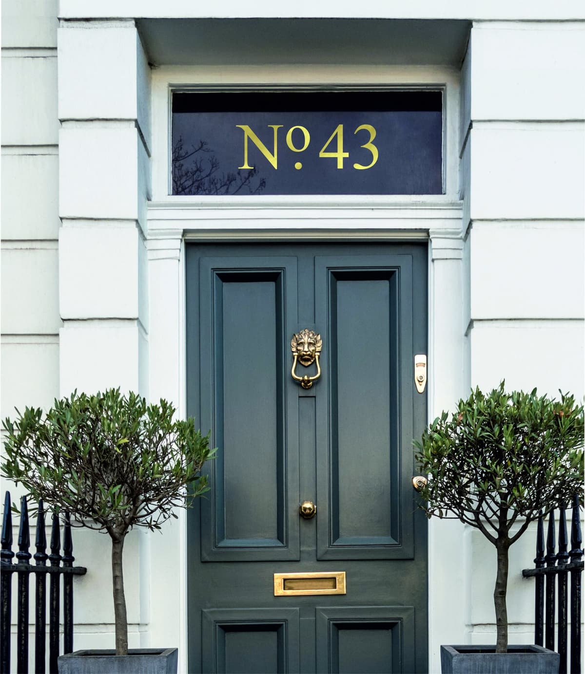 Select Door Numeral - No. 0 Chrome Plated PK1