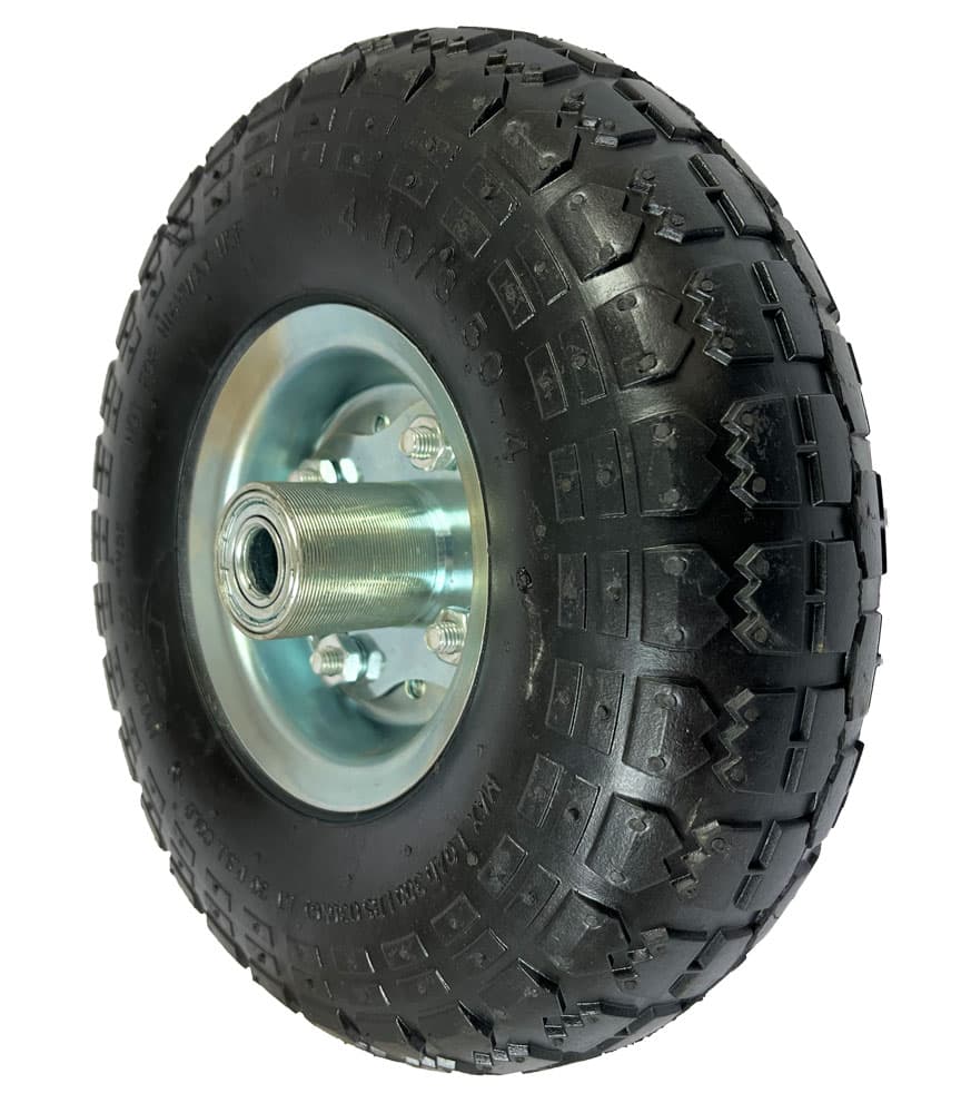 Select Wheel - Pneumatic Tyre on Silver Steel Hub 260mm