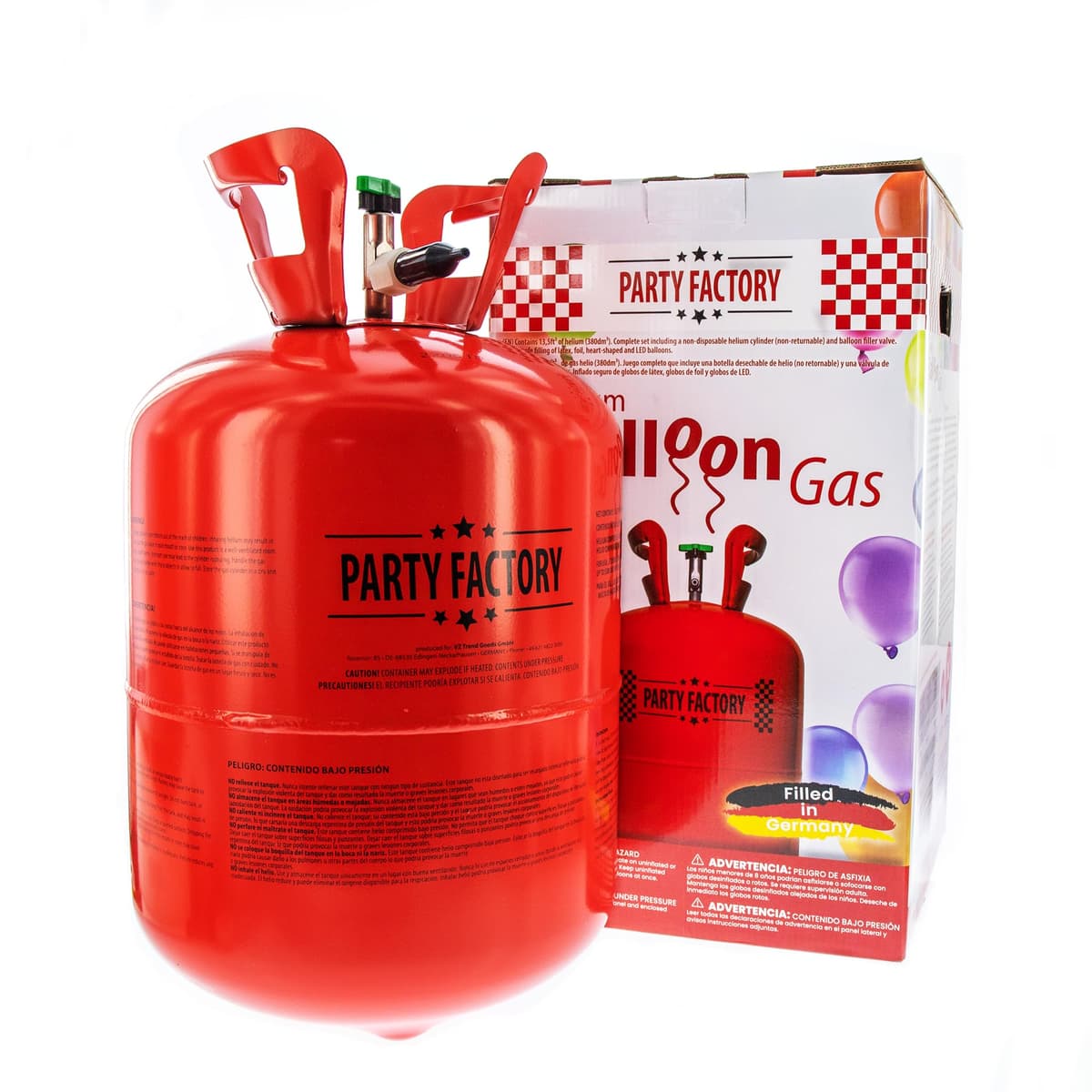 Unique Party  helium Ballon Gas Cylinder (inflates 30 9'' Ballons)no Refund/exchange/returns