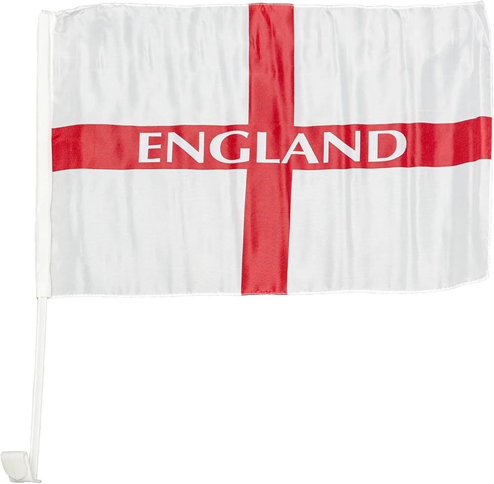 St George Car Flag FLAG SIZE = 30cm x 46cm image