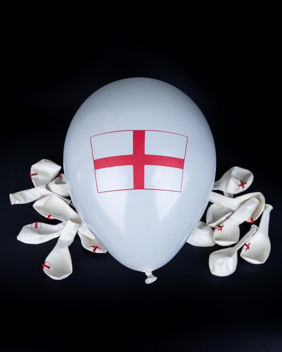 St George Flag Printed Balloons  15,s image