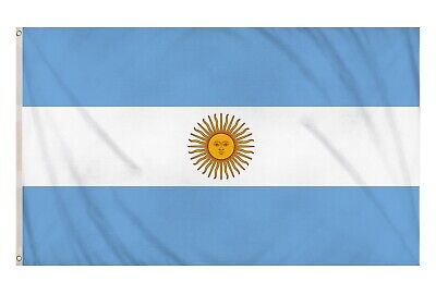 Argentina Flag 5x3ft With Eyelets image