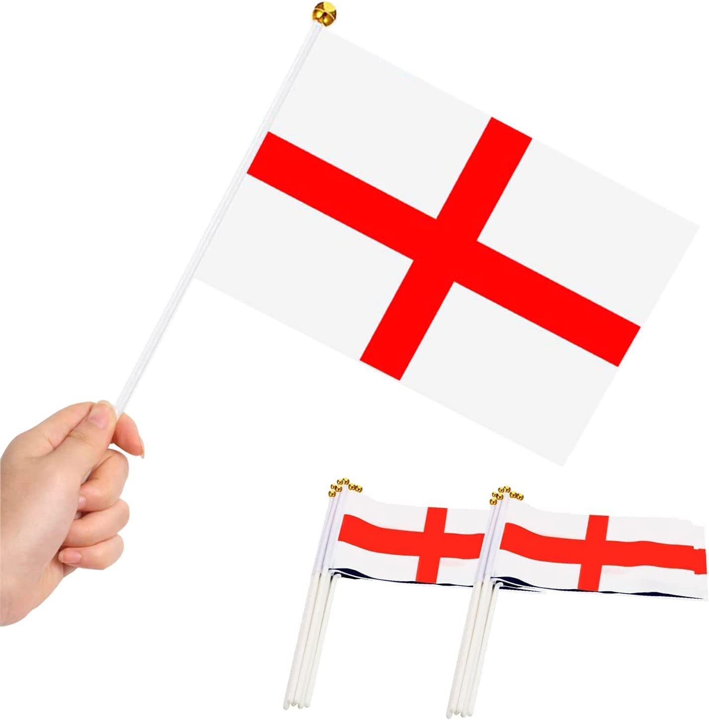 St George Hand Flags 10Pcs image