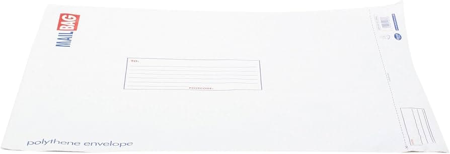 County Polythene Mail Bags Ex Large 210mm X 335mm
