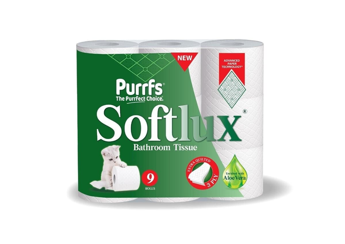 SOFTLUX LAVENDER 3PLY 9PACK