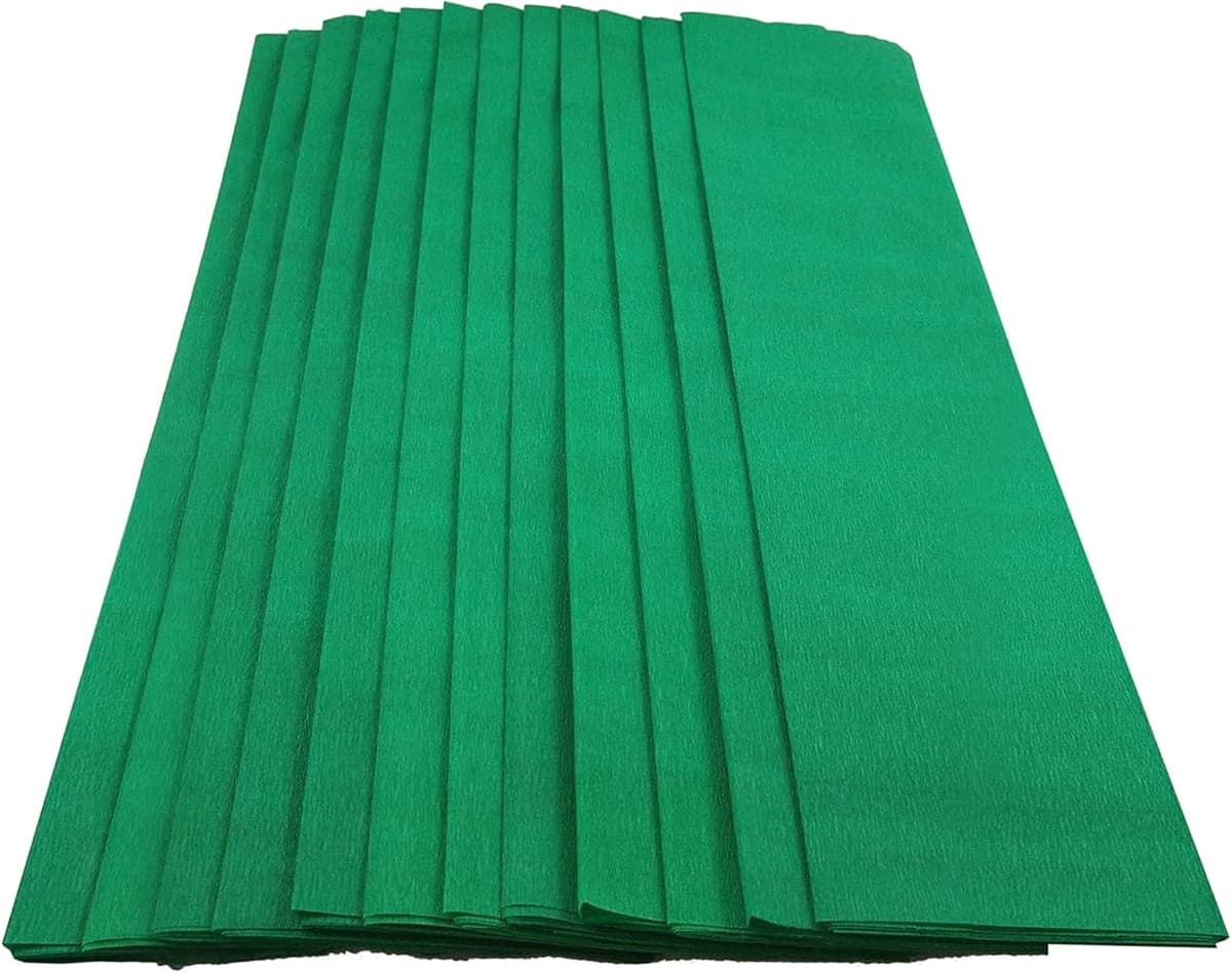 County  Light Green Crepe Paper