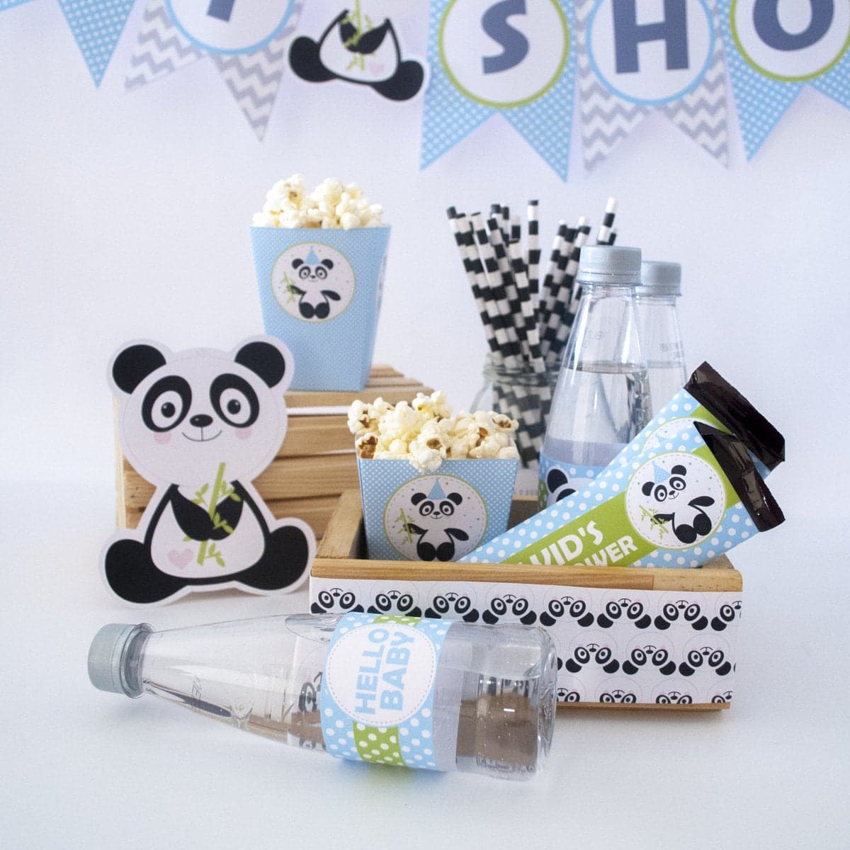 Unique Party 29"  Panda  Bln Bnr Kit
