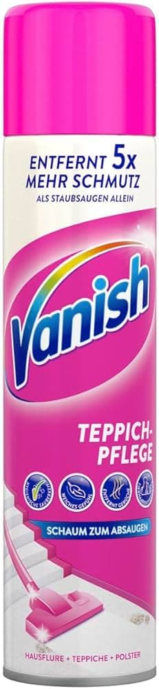 VANISH 650ml CARPET CLEANER FOAM 03/24