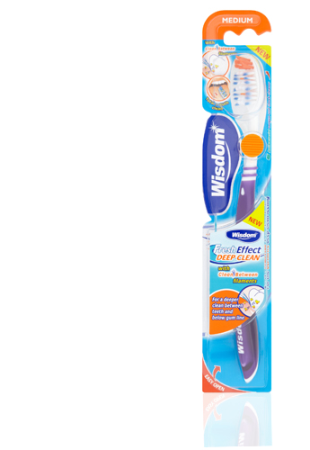WISDOM DEEP CLEAN MEDIUM TOOTHBRUSH image