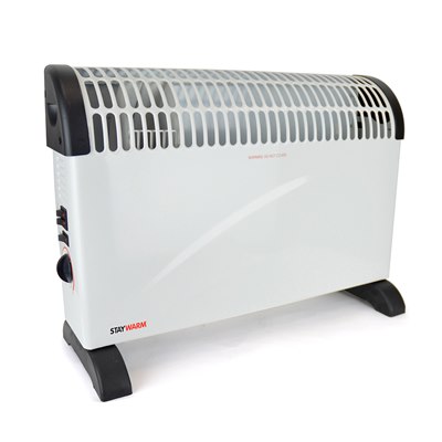 LLOYTRON Staywarm 2000w Convector Heater With Fan Assist  - White image