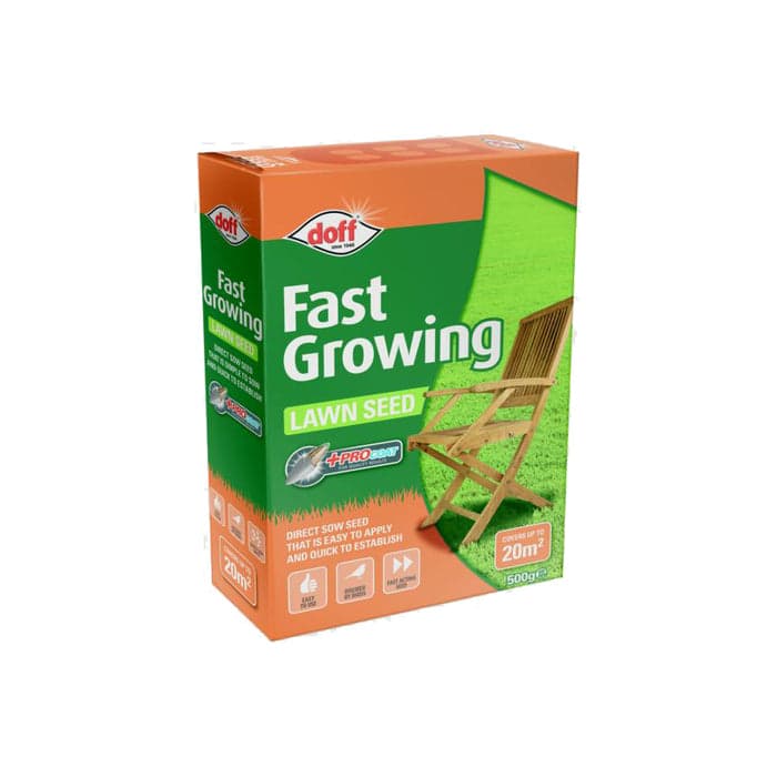 Doff Fast Growing Lawn Seed with PROCOAT

