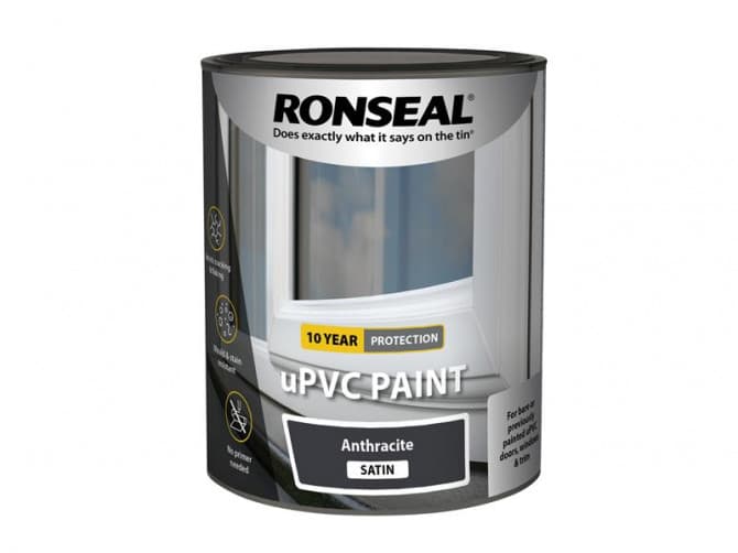 Ronseal UPVC paint anthracite satin 750ml