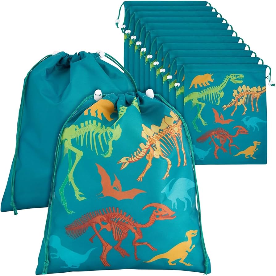 Unique Party 12 Dinosaurs - Net Bag image