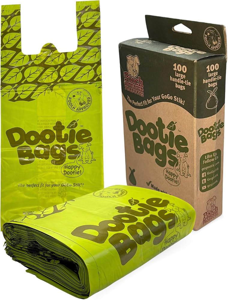 OTL 0tl Tie Handle Doggy Doo Poop Bags 100 image