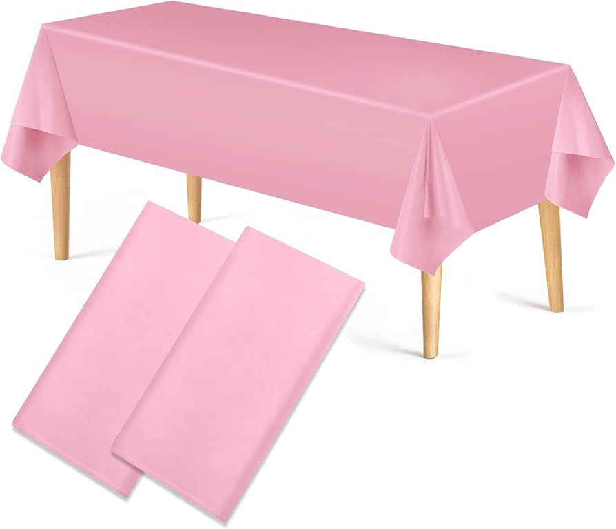 OTL Colourful Plastic Table Covers 2pk image