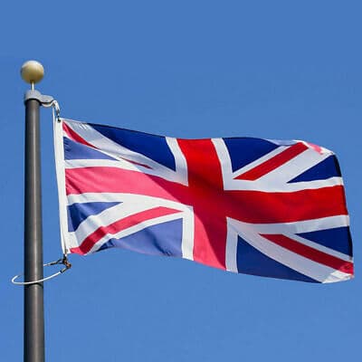 Union Jack Flag 3x2ft With Eyelets