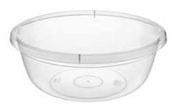 Asude Plastic Transparent Bowl No 3 1
