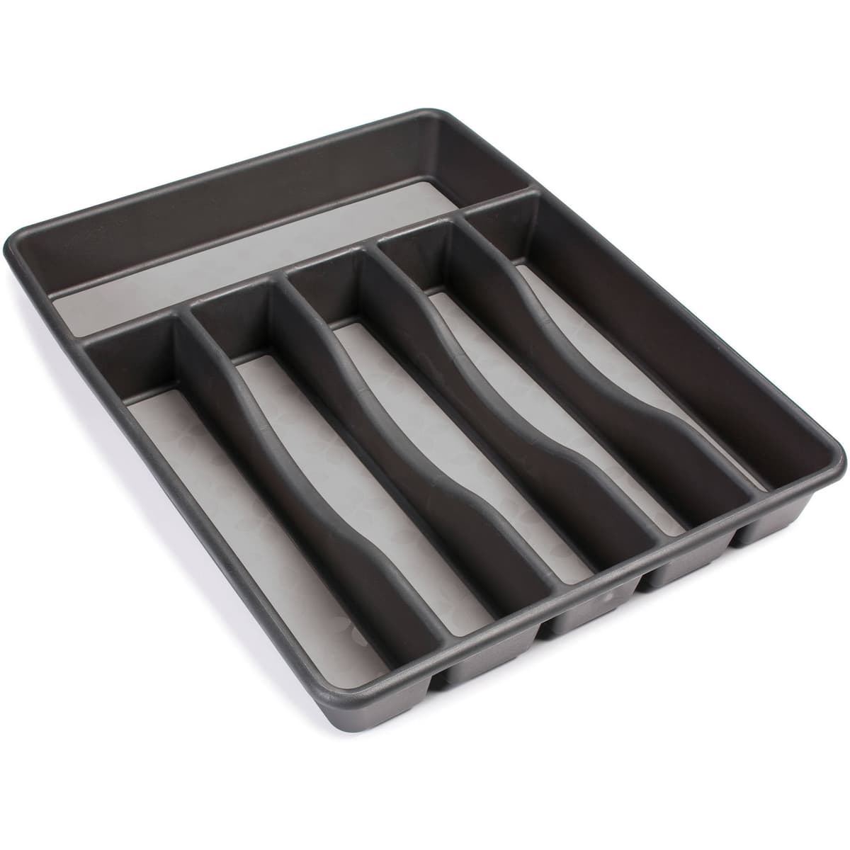 Asude Plastic Big Size Cool Gray Cutlery Tray