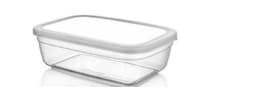 Asude Plastic 2400 Ml Rectangular Food Container 1