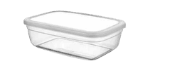Asude Plastic 2400 Ml Rectangular Food Container 2