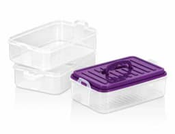 Asude Plastic Dual Multipurpose Storage Box 1