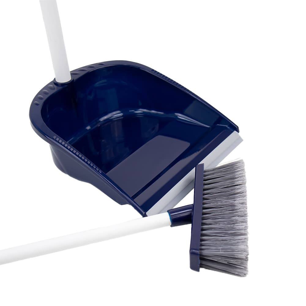 Asude Plastic Long Handle Dustpan Brush