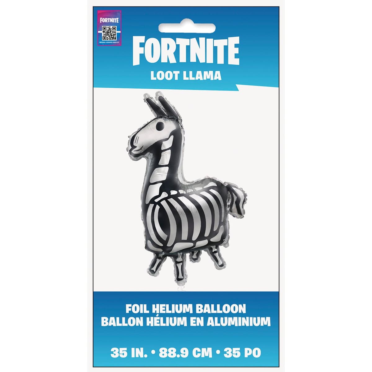 Unique Party Unique Fortn Llama  Shaped Foil Balloon 35"