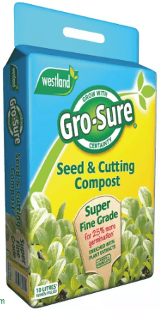 Westland Gro-Sure Seed & Cutting 10LPouch Compost 