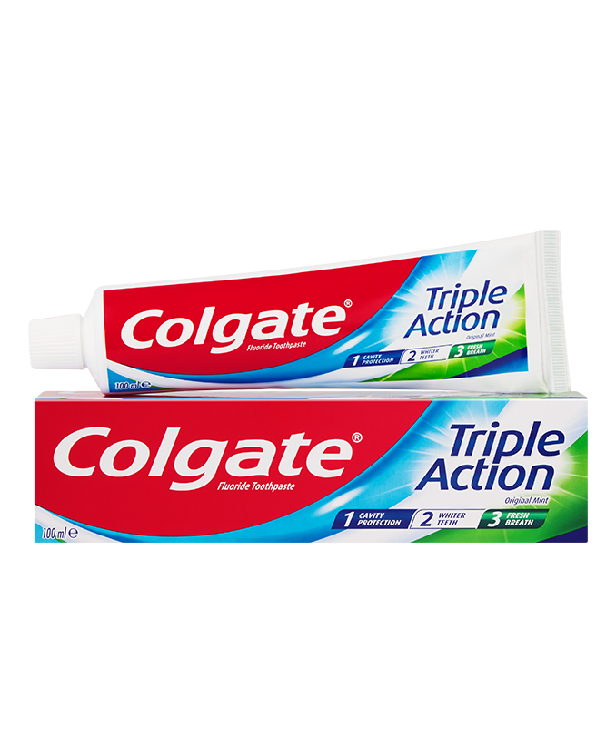 COLGATE TOOTHPASTE 100ml - TRIPLE ACTION image