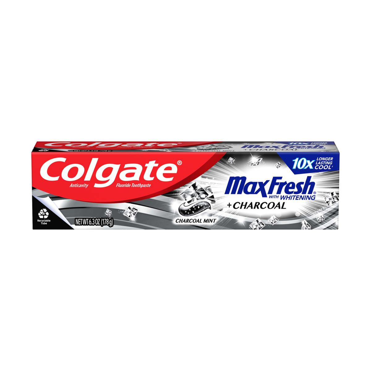 COLGATE TOOTHPASTE  CHARCOAL 100ml - MAX FRESH image