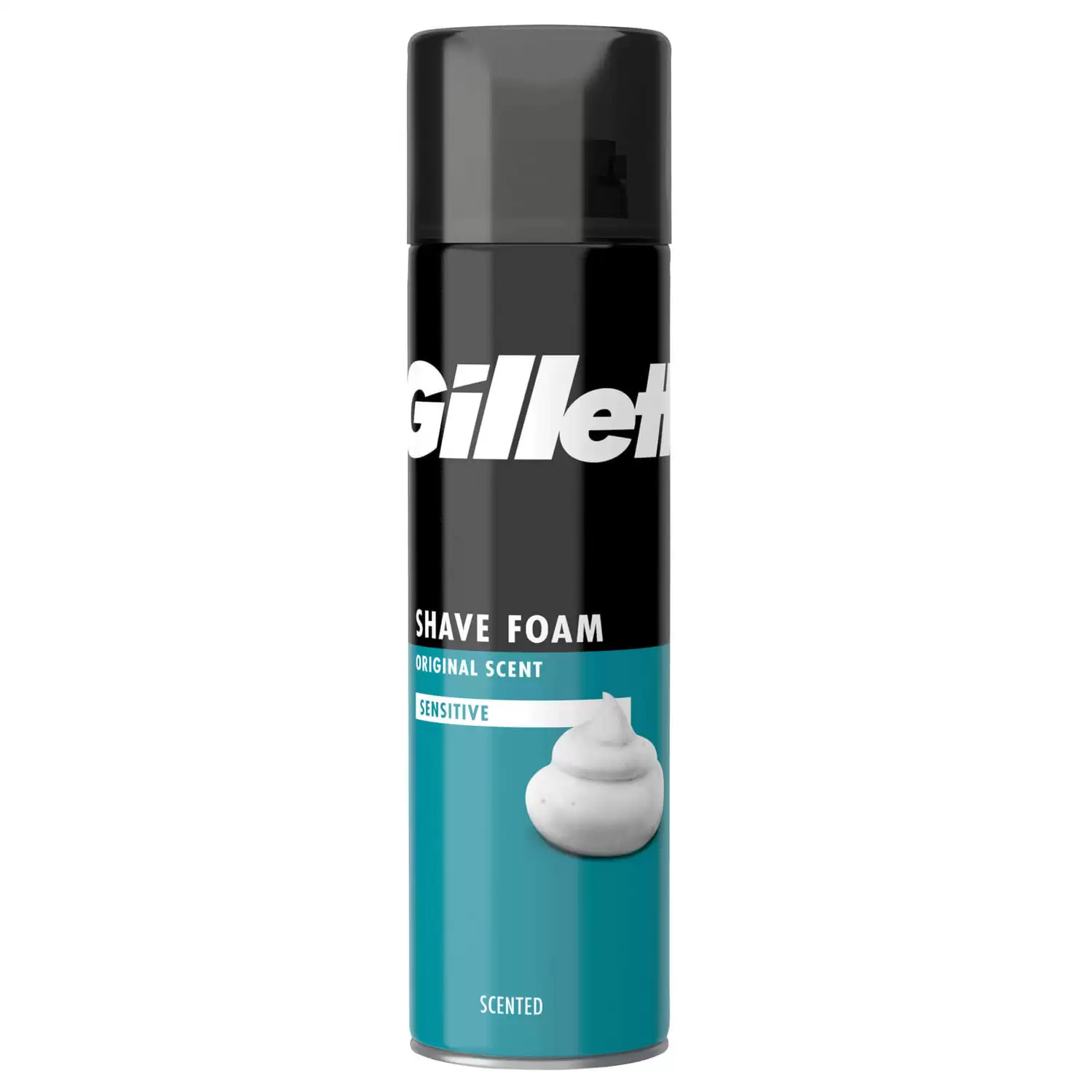 GILLETTE SHAVING FOAM 200ml - SENSITIVE (x6) image