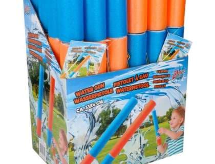 Watergun foam 33x4cm 2ass clr